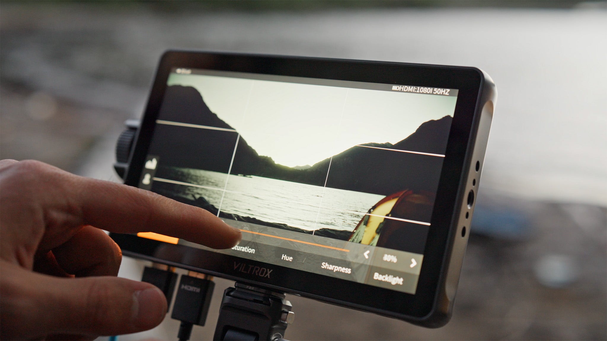 Professional Camera Display for Filmmaking